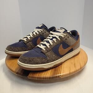 Nike Low Top Men's Size 13 Tweed Midnight Navy Corduroy Suede No Box